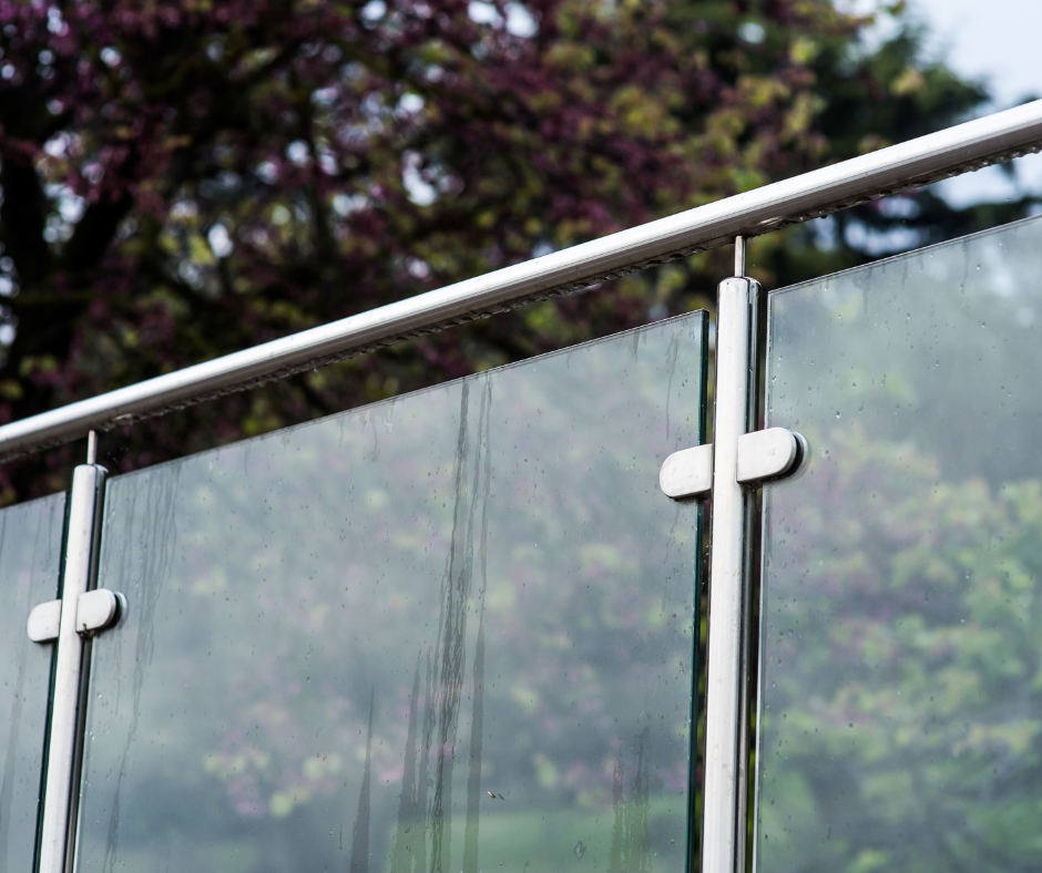Milton Stone railings materials and outdoor setting