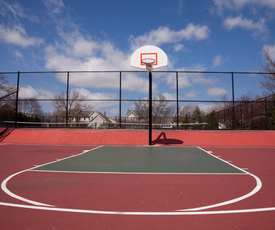 Milton Stone custom residential sports court construction