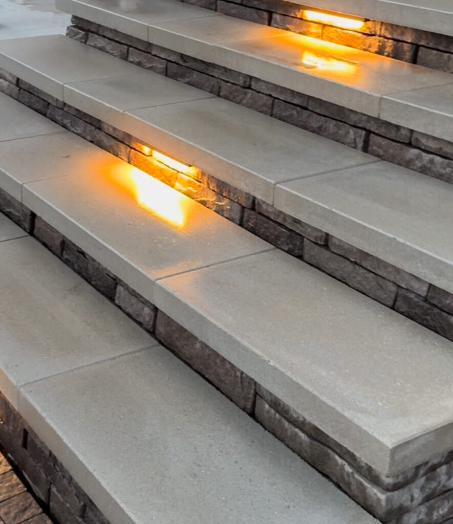CUSTOM STONE AND INTERLOCKING STEPS IN OAKVILLE AND TORONTO GTA