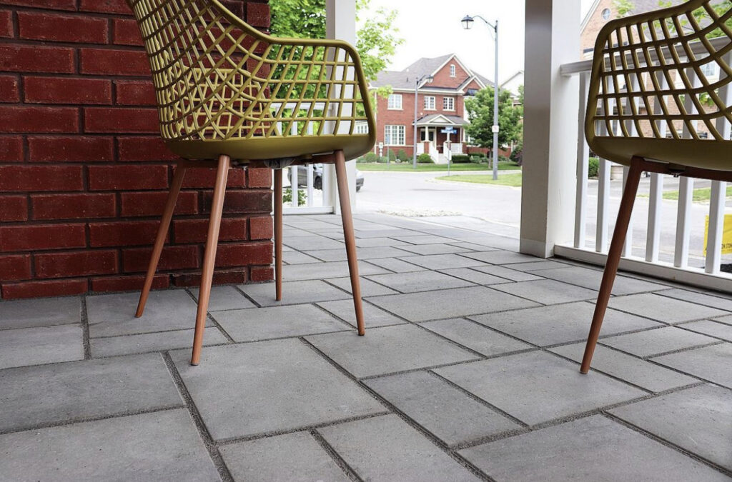 custom interlocking porches in Oakville burlington - Milton Stone Landscape Contractor and Pool builder in Oakville