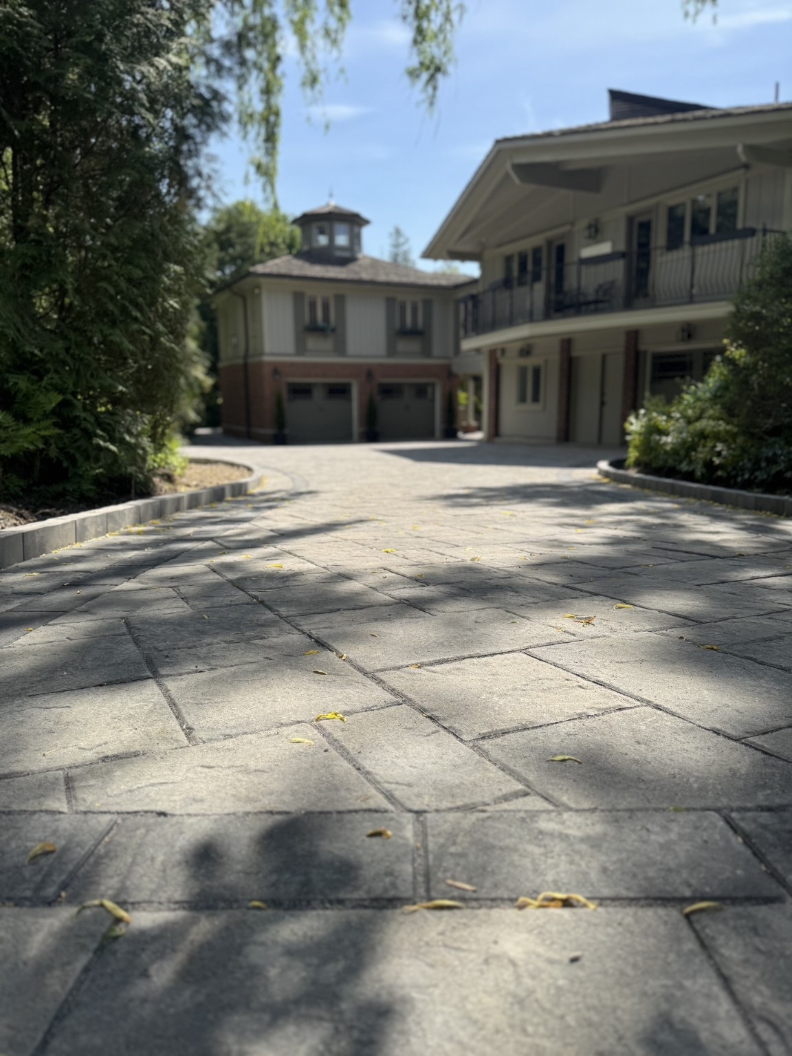 Completed joints and slate texture